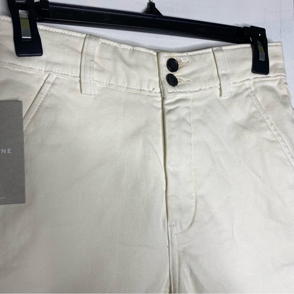 Everlane The Organic Wide Leg Pant size 2 in Bone NWT - Picture 12 of 14